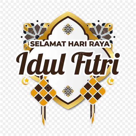 Gambar Kartu Ucapan Selamat Hari Raya Idul Fitri Dengan Warna Emas ...