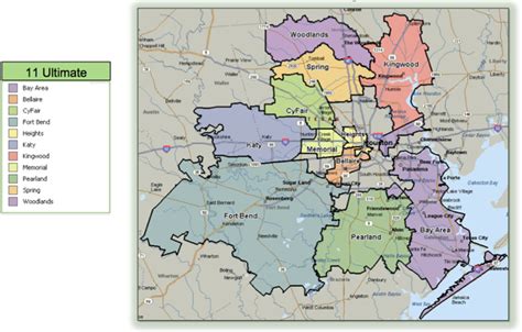 Map of Houston - area | Houston map, Houston neighborhoods, Area map