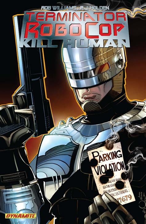 ghettoManga: PREVIEW- "Terminator/Robocop: Kill Human" TPB