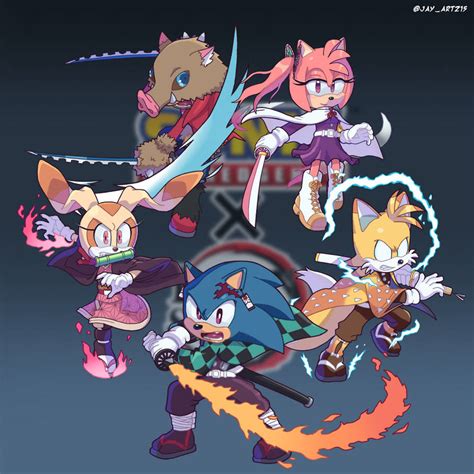 Sonic x Demon Slayer: Kamaboko Squad 2 by Jame5rheneaZ on DeviantArt