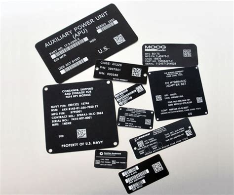 IUID Plates & Labels | IUID Marking, Verification & Registration Services