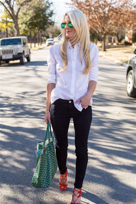 18 Chic Ways to Wear Your White Button-Down Shirt This Fall | Glamour