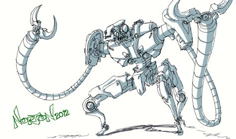 Ugly robot sketch by DanNortonArt on DeviantArt