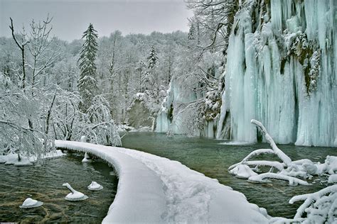 Winter conditions in Park from 13 November - Nacionalni park "Plitvička ...