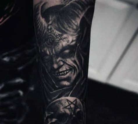 Demon Hand Tattoos For Men Skull - Music Tattoo Ideas