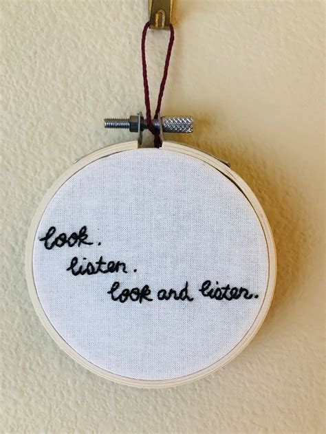 My Favorite Murder Fan Art/mfm Quotes/podcast Embroidery/look - Etsy