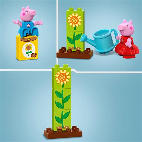 LEGO DUPLO 10431 Peppa Pig Garden and Tree House Set | Smyths Toys UK