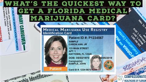 What’s The Quickest Way To Get A Florida Medical Marijuana Card? - Compassionate Healthcare of ...