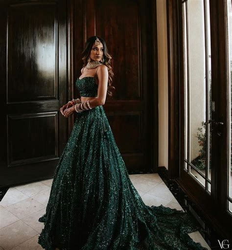 Emerald Green Outfits Are The New Pick For Wedding Festivities | Indian wedding dress, Indian ...