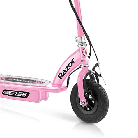 Razor Motorized Rechargeable Pink Electric Scooter W/Pink Helmet and Safety Set in the Scooters ...