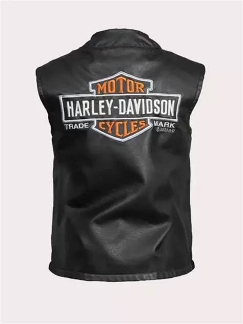 Harley Davidson Leather Vest - Harley Davidson Vest