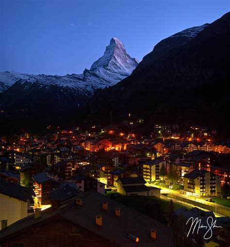 Zermatt At Night | Zermatt, Valais, Switzerland | Mickey Shannon ...