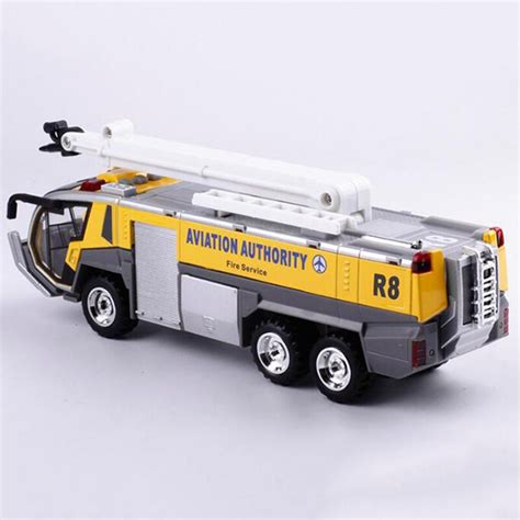 1:32 Scale Alloy Metal Aviation Authority Service Airport Fire Truck ...