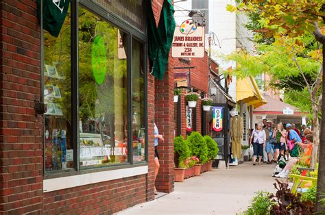 The beautiful downtown of artsy Saugatuck. Just a short ways from Oval ...