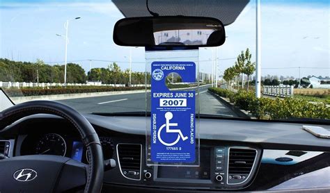 Handicap Parking Placard Holder Ultra Transparent Disabled Parking ...