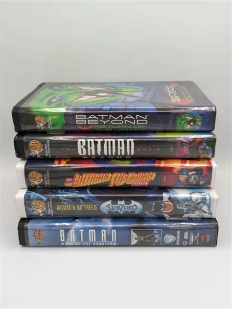 BATMAN MASK OF The Phantasm / Superman TAS / Batman Beyond -- Lot of 5 VHS Tapes $7.39 - PicClick