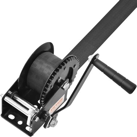 VEVOR Hand Winch, 1200 lbs Pulling Capacity, Boat Trailer Winch Heavy ...