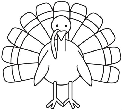 Get This Turkey Coloring Pages for Preschoolers 31990