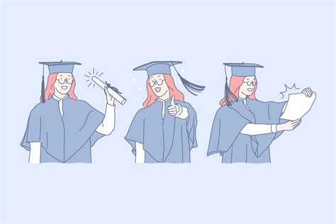 High school, university, college graduation concept 23107672 Vector Art ...