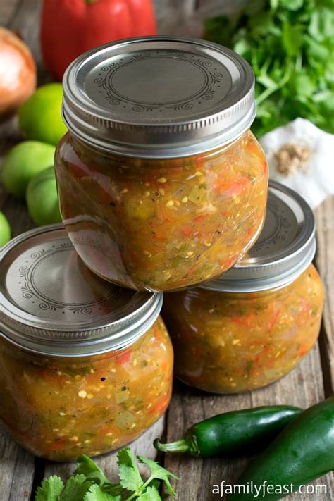 Peg’s Green Tomato Salsa - A Family Feast