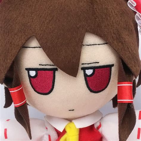 Anime Touhou Project Fumo Figure Hakurei Reimu Doll Plush Stuffed Toy Kawaii Plushies Toho ...