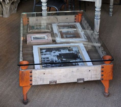 Vintage Glass Display Coffee Table