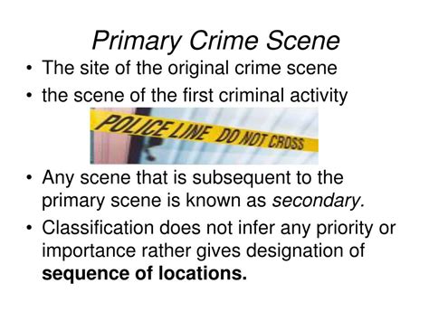 PPT - CRIME SCENE PowerPoint Presentation, free download - ID:3125718