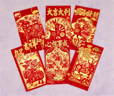 6 Paper-Art Year of Sheep Red Envelopes | Arts & Crafts | Chinese New Year | New Year Red Envelopes