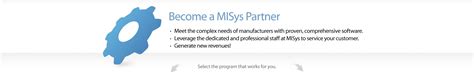 MISys Business Partners - MISys Manufacturing MRP Software