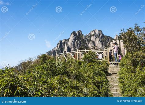 Jade Terrace and Yujing Peaks Editorial Image - Image of tall, mountain: 61795990