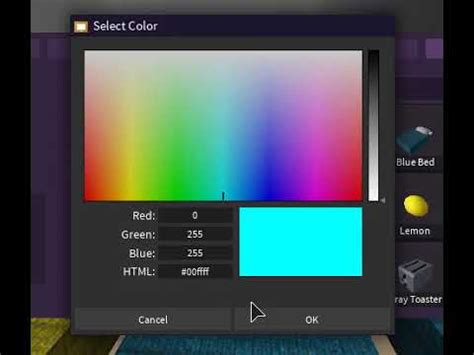 Roblox 3008 - 2.3 new color picker - YouTube