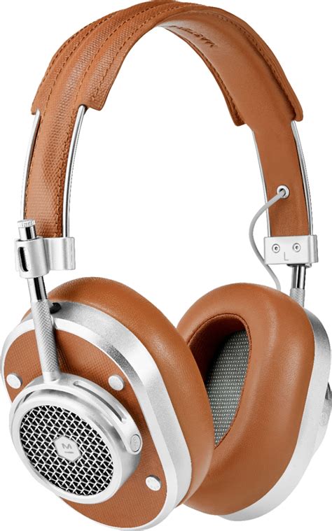 Master & Dynamic MH40 Wireless Over-the-Ear Headphones Silver/Brown MH40S2-W - Best Buy