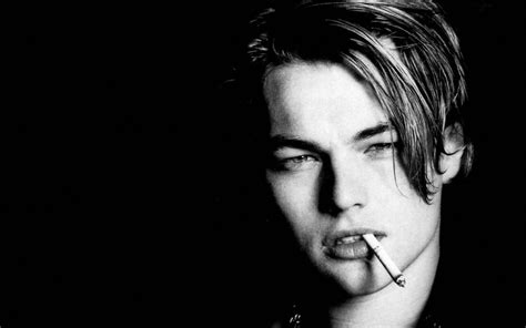 Download American Actor Cigarette Celebrity Leonardo Dicaprio HD Wallpaper