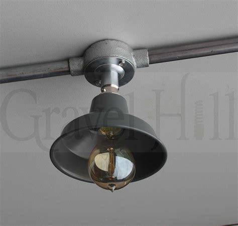 Industrial Conduit 'Mini Savannah' Ceiling Light Fitting - Gravel Hill Lighting