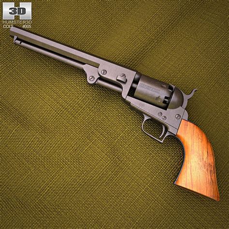 Colt 1851 Navy Revolver 3D model | CGTrader