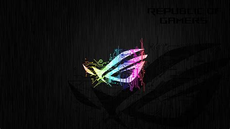 Online crop | HD wallpaper: ASUS, RoG, neon, 4K | Wallpaper Flare