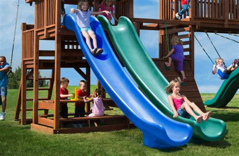 14ft. Blue Scoop Slide | Kids Creations