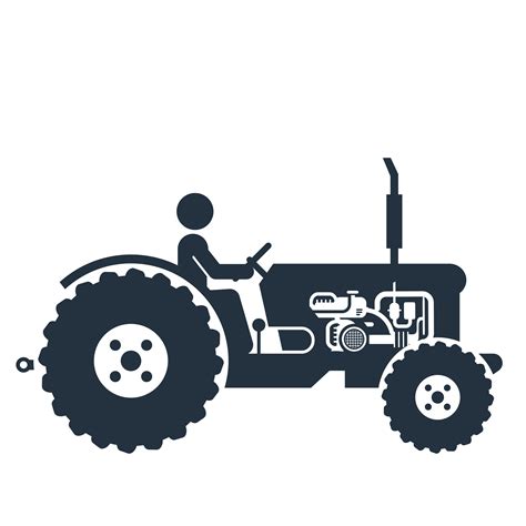 Silhouette Transparent Background Tractor Clipart Including transparent ...