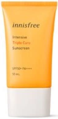 innisfree Intensive Triple Care Sunscreen ingredients (Explained)