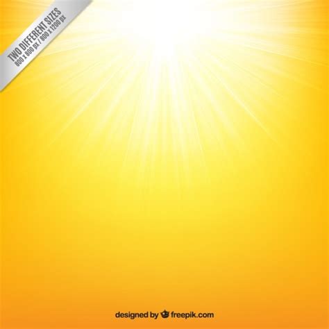 Yellow sunshine background Vector | Free Download