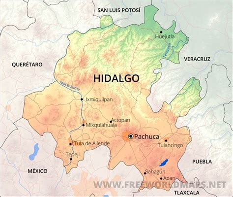 Hidalgo Map