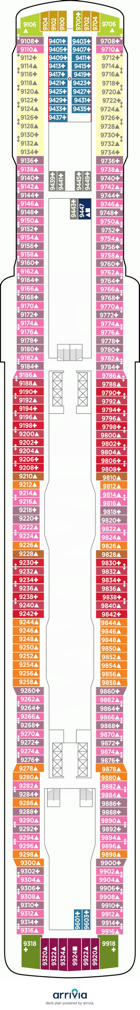 Norwegian Escape Deck Plans