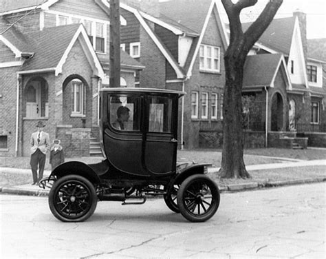 Henry Leland (Founder of Cadillac) Posing With Cadillac “Osceola”, the ...