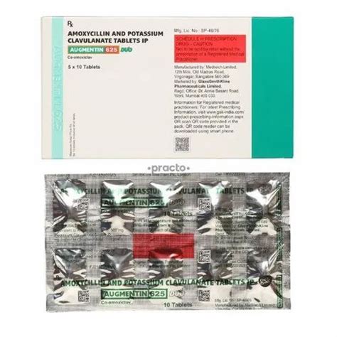 Pharmaceutical Tablets - Augmentin 625mg tablet Retailer from Nanded