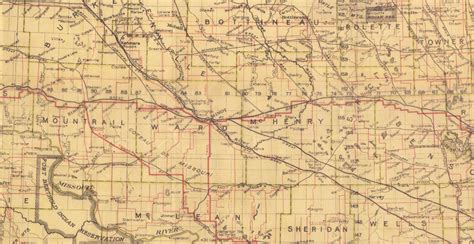 North Dakota Map With Highways