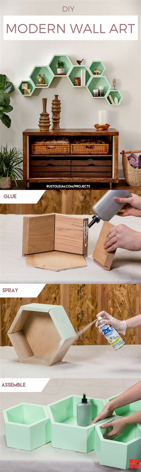 Learn how to make DIY wall art that is perfect for your modern living ...