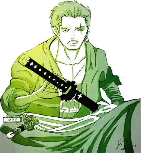 zoro one piece two years later by FDevil555 on DeviantArt