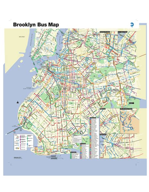 Brooklyn Bus Map September 2014