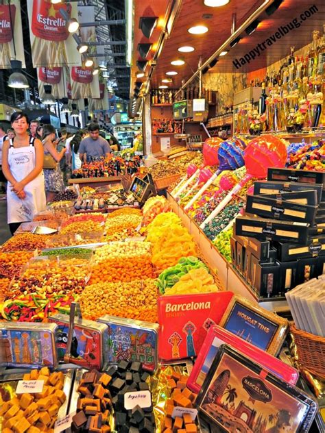 La Boqueria Market in Barcelona, Spain