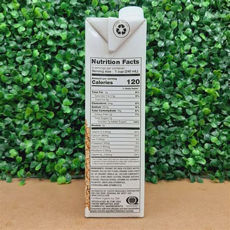 Organic Oat Milk 946ml - Origreens PH